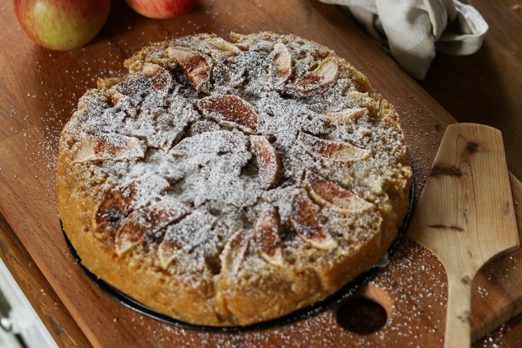 Mumsig äppelkladdkaka