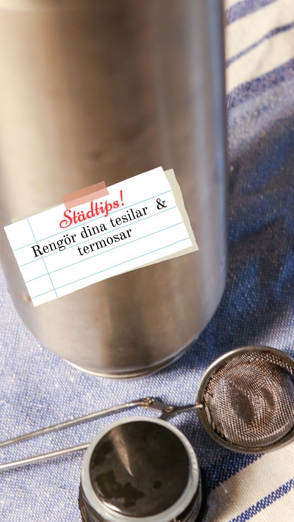 Rengöra missfärgade tesilar &&nbsp;termosar